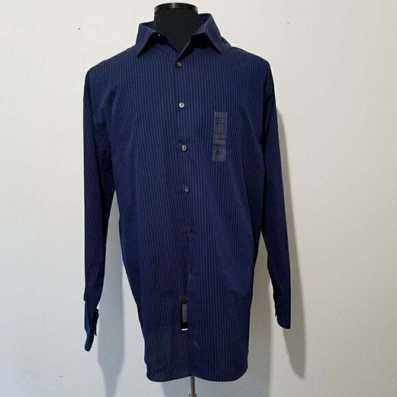 NWT VanHeusen slim fit, long sleeve button size 18 - Picture 6 of 10